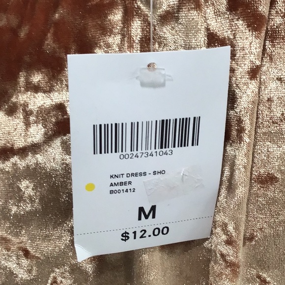 🆕 FOREVER 21 Velour Mock Neck Sleeveless Mini Dress - Picture 13 of 13